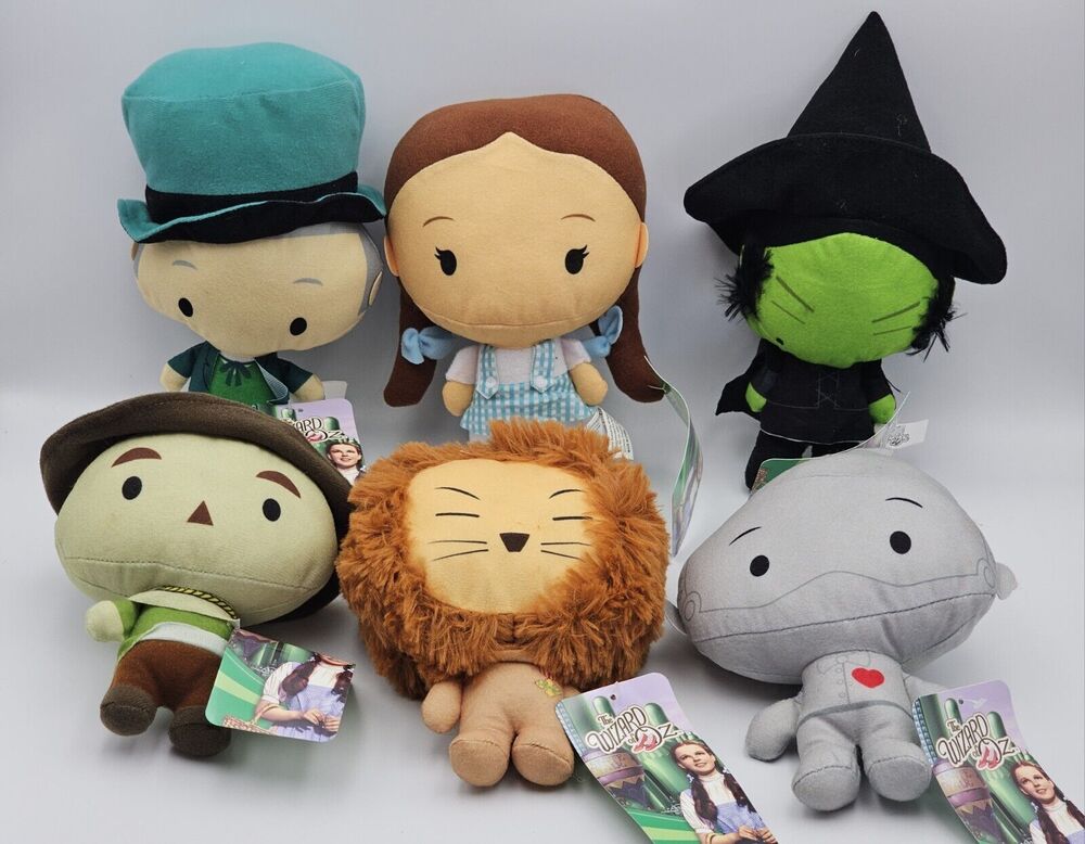 BRAND NEW The Wizard Of Oz Chibi Plush Full Set Of 6 Limited Edition Rare 7”-9”